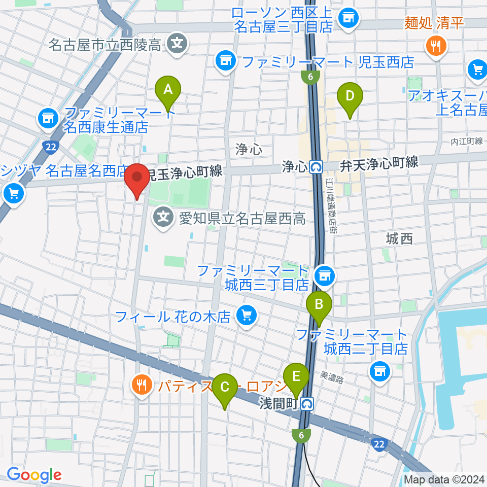 スタジオ・リリタ周辺のホテル一覧地図