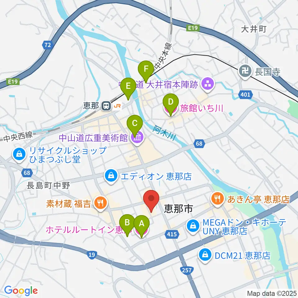 New Wave周辺のホテル一覧地図
