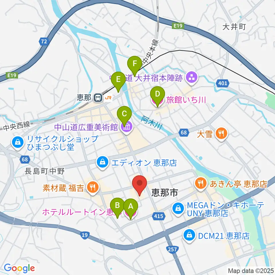 New Wave周辺のホテル一覧地図