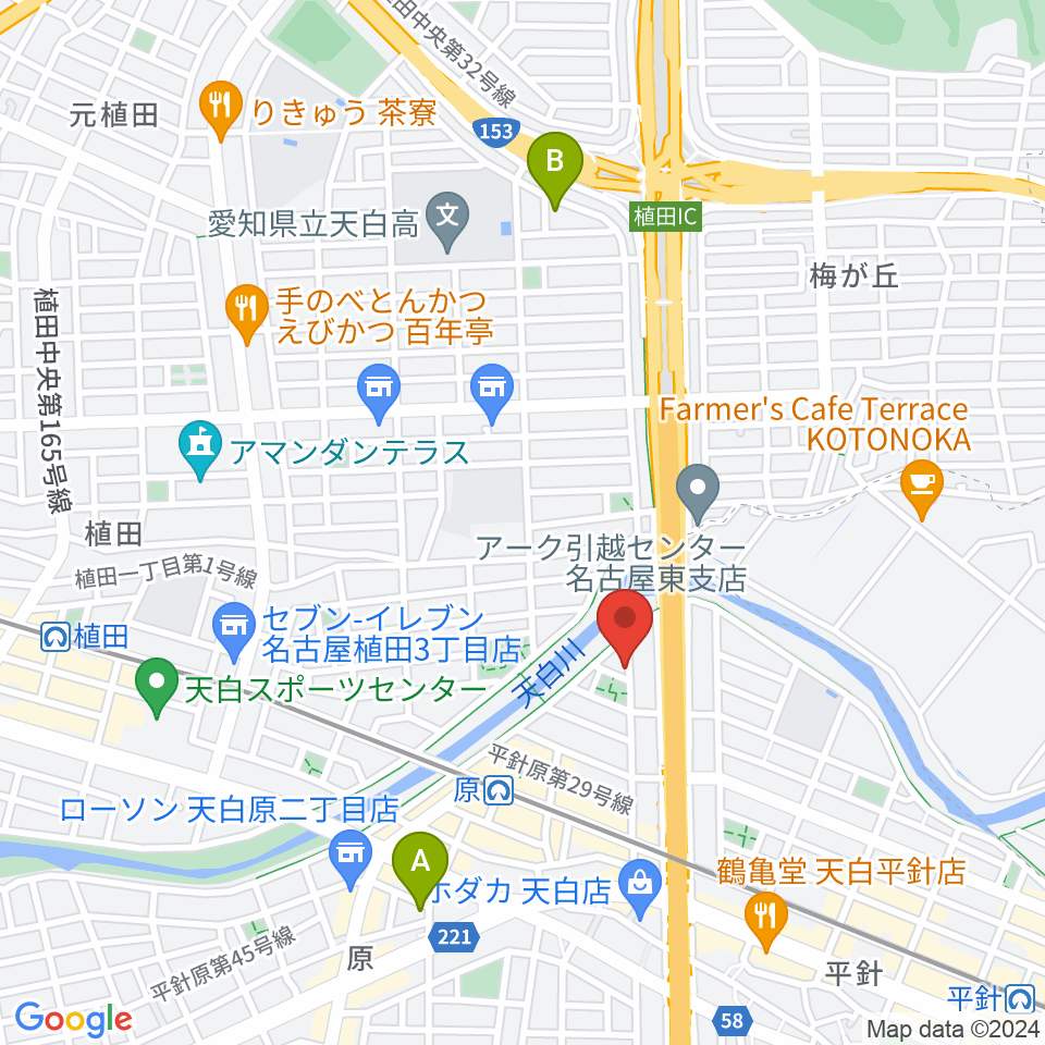 スタジオチャージ周辺のホテル一覧地図