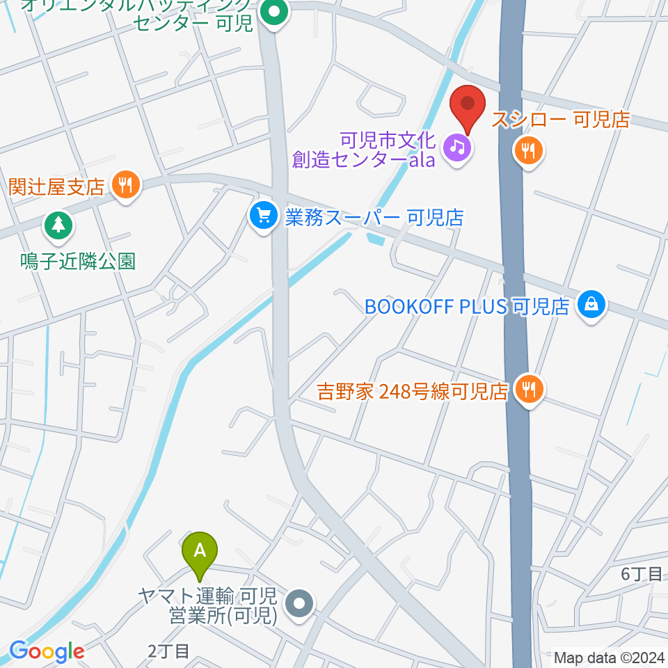 可児市文化創造センター周辺のホテル一覧地図