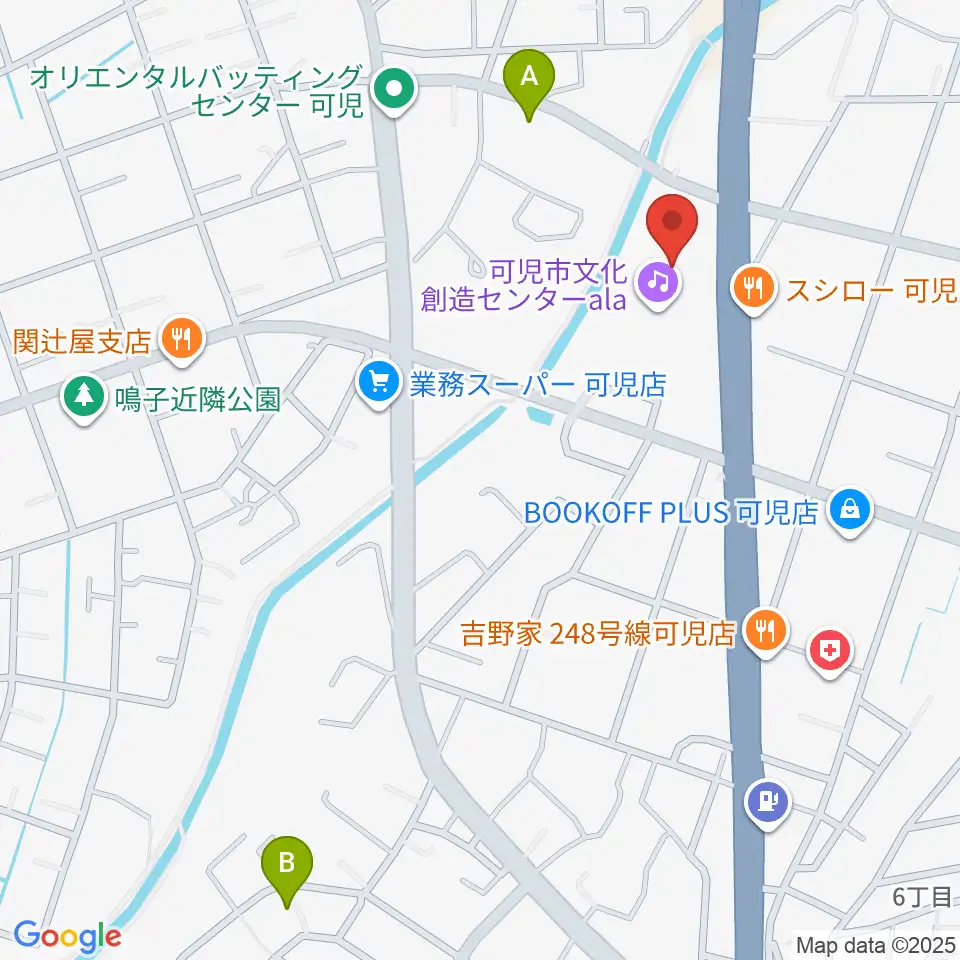 可児市文化創造センターala周辺のホテル一覧地図