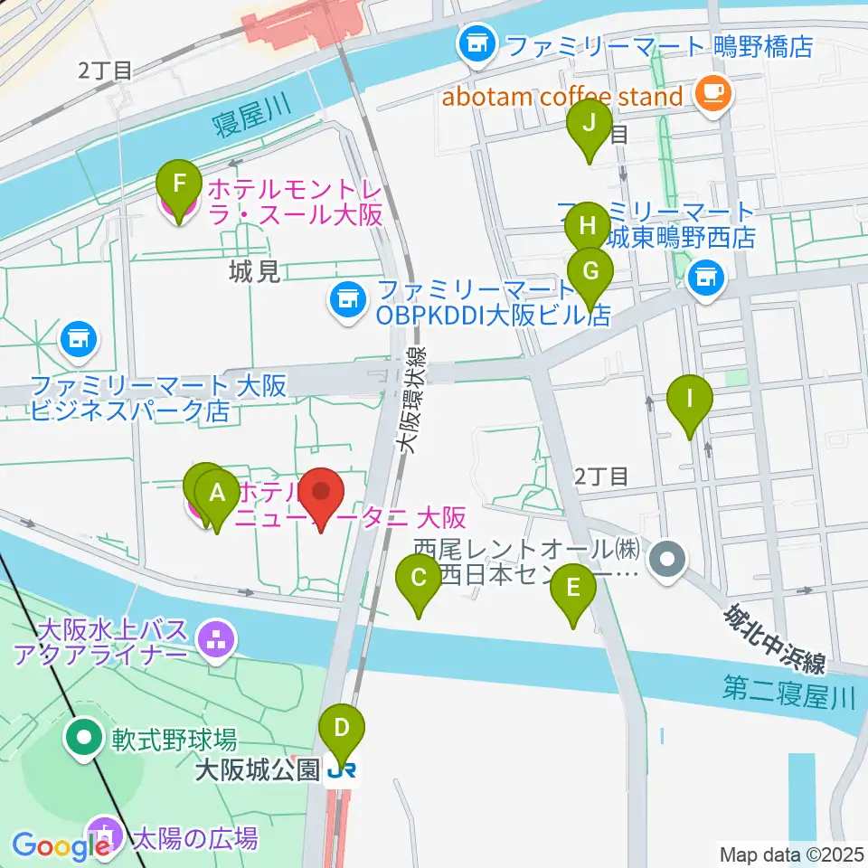 住友生命いずみホール周辺のホテル一覧地図