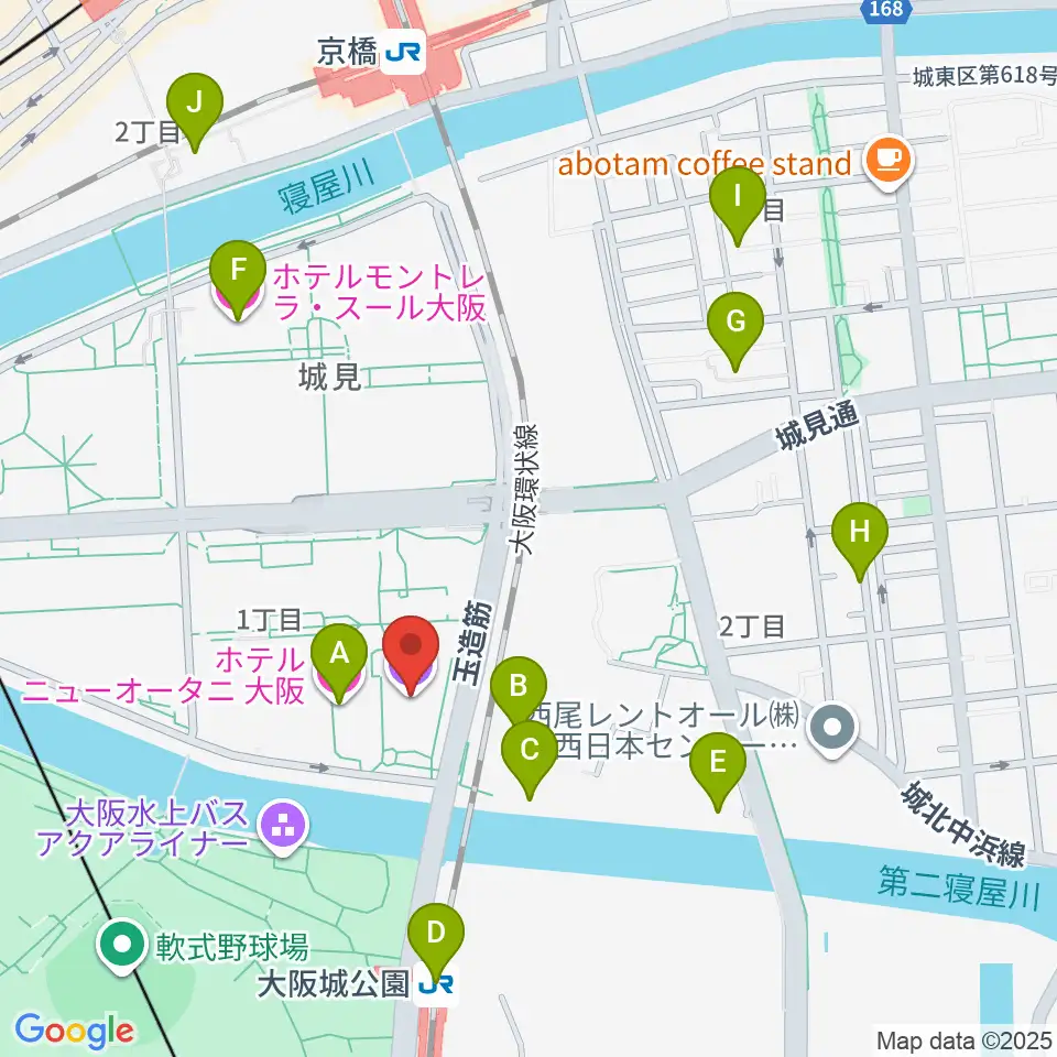 住友生命いずみホール周辺のホテル一覧地図