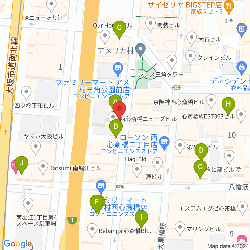 FANJ twice周辺のホテル一覧地図