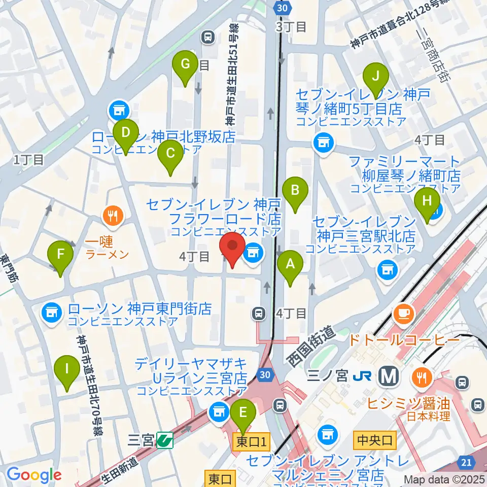 神戸BLUEPORT周辺のホテル一覧地図