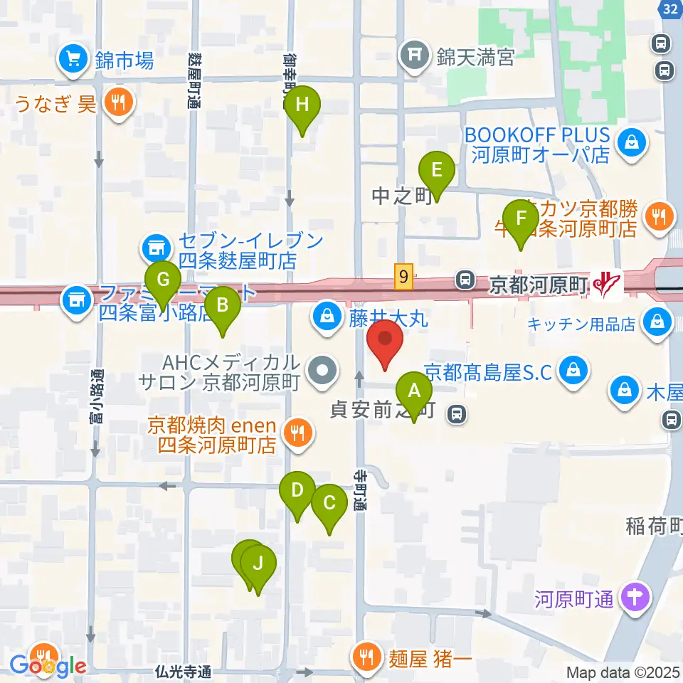 都雅都雅 トガトガ周辺のホテル一覧地図