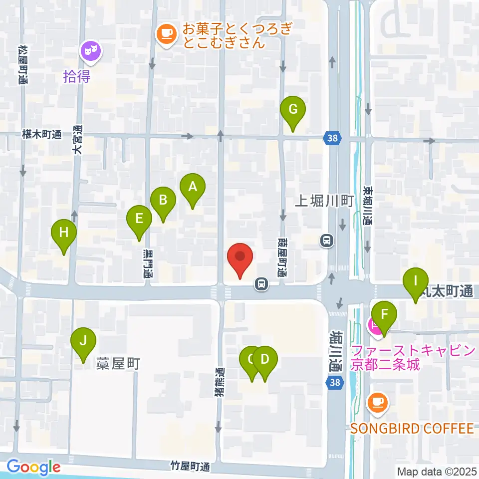 京都AFTER BEAT周辺のホテル一覧地図