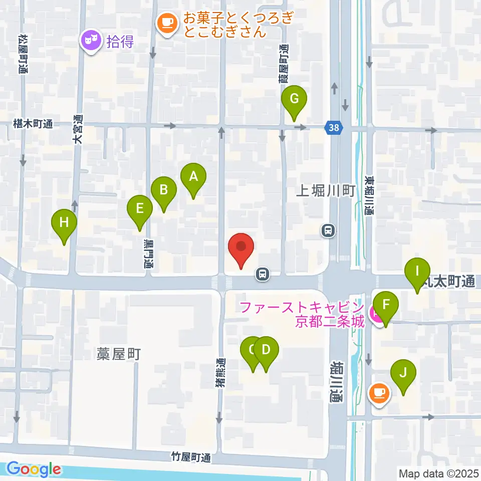 京都AFTER BEAT周辺のホテル一覧地図