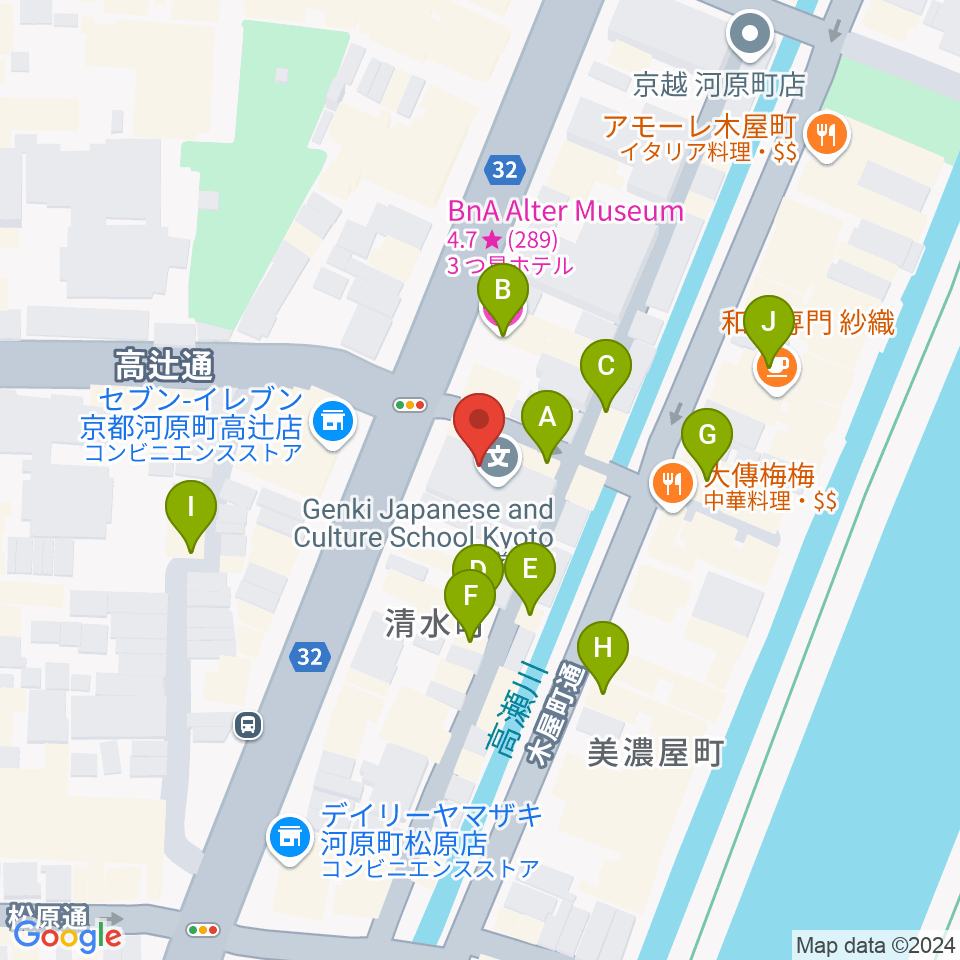 京都アークデュウ周辺のホテル一覧地図