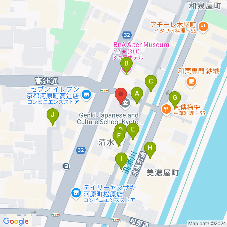 京都アークデュウ周辺のホテル一覧地図