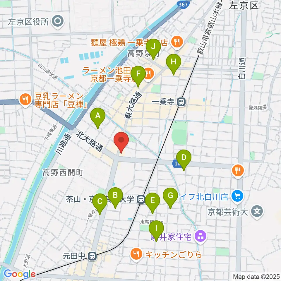 わからん屋II周辺のホテル一覧地図