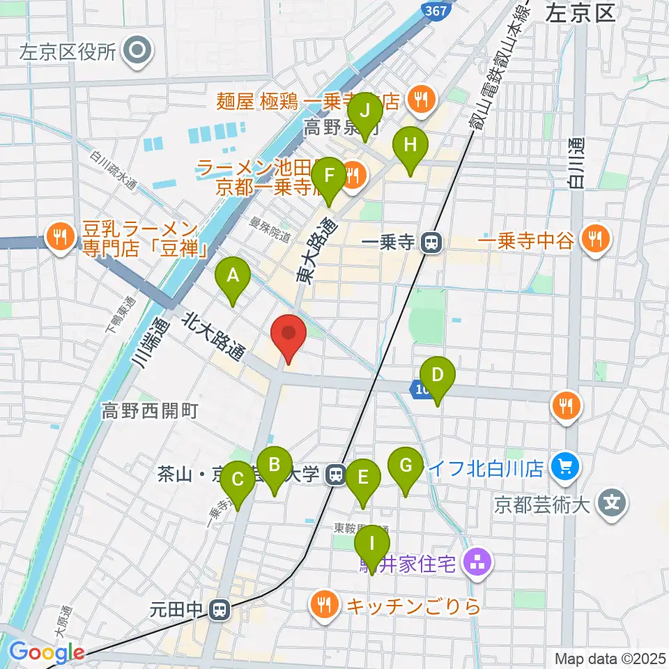 わからん屋II周辺のホテル一覧地図