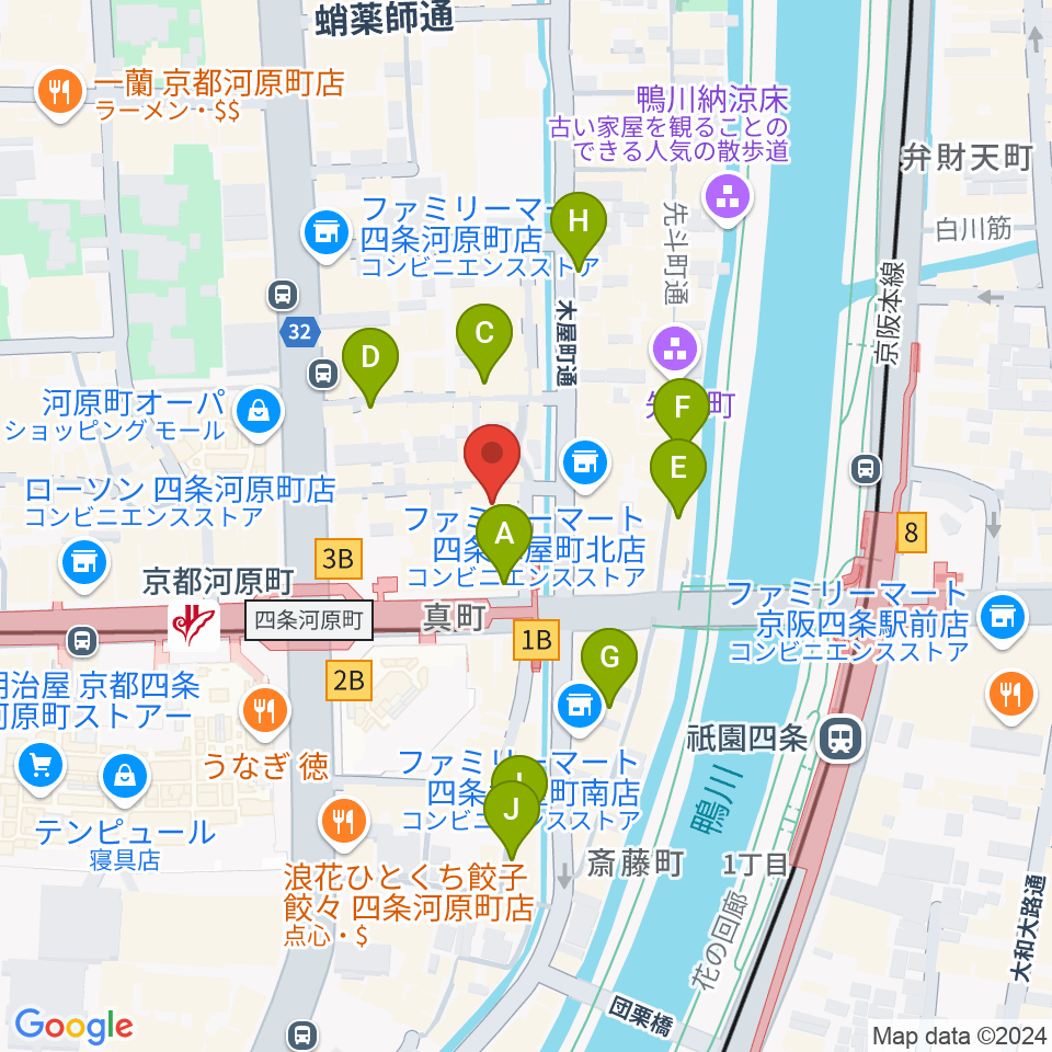 WORLD KYOTO周辺のホテル一覧地図