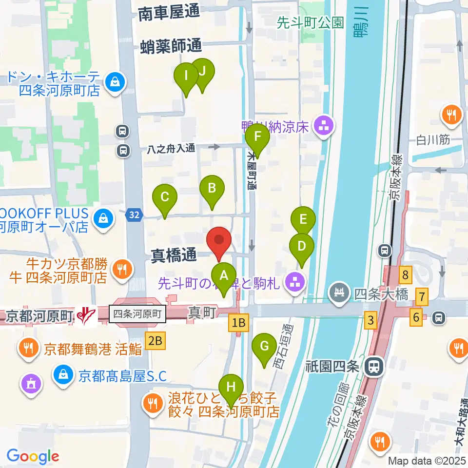 WORLD KYOTO周辺のホテル一覧地図