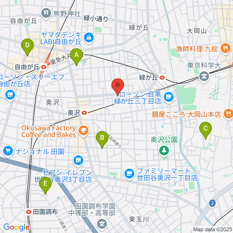 パストラルサウンド周辺のホテル一覧地図