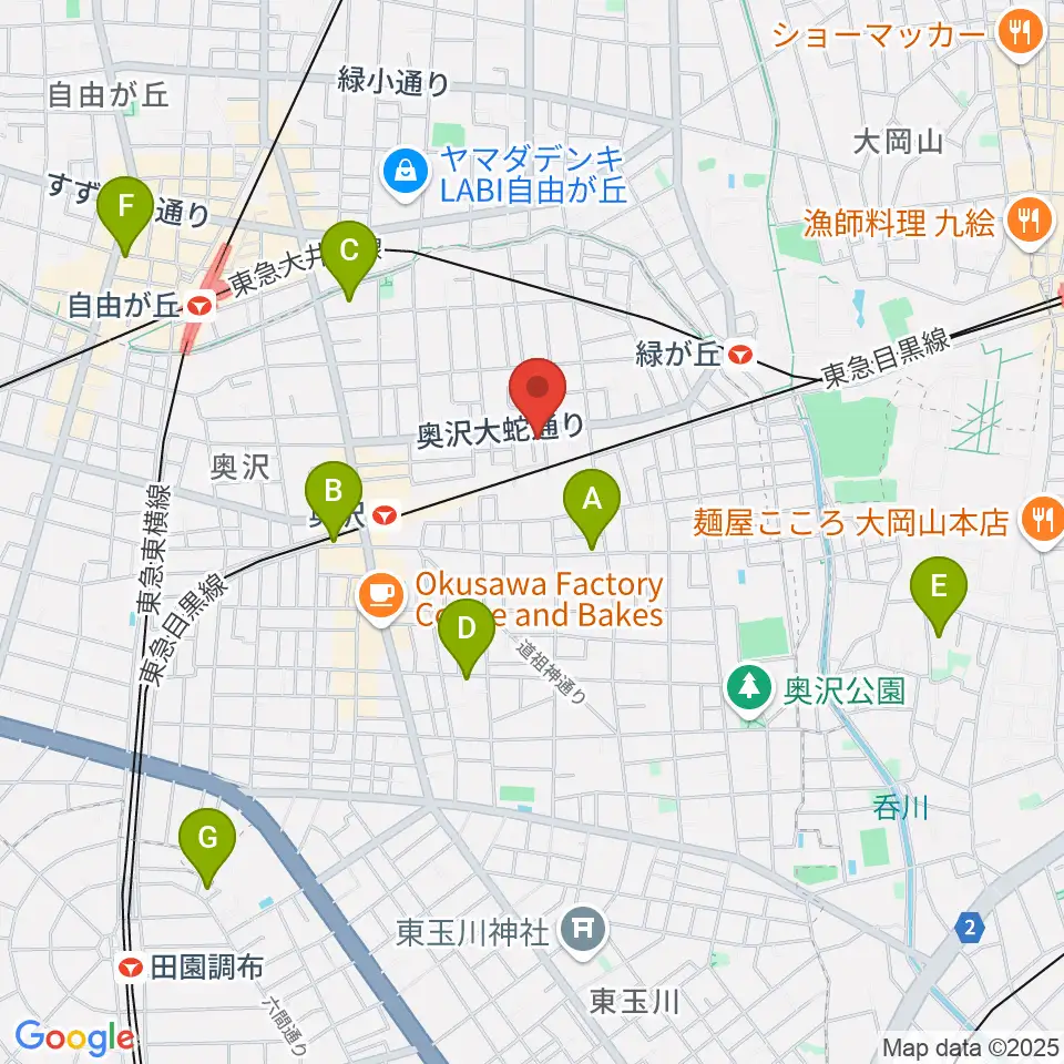 パストラルサウンド周辺のホテル一覧地図