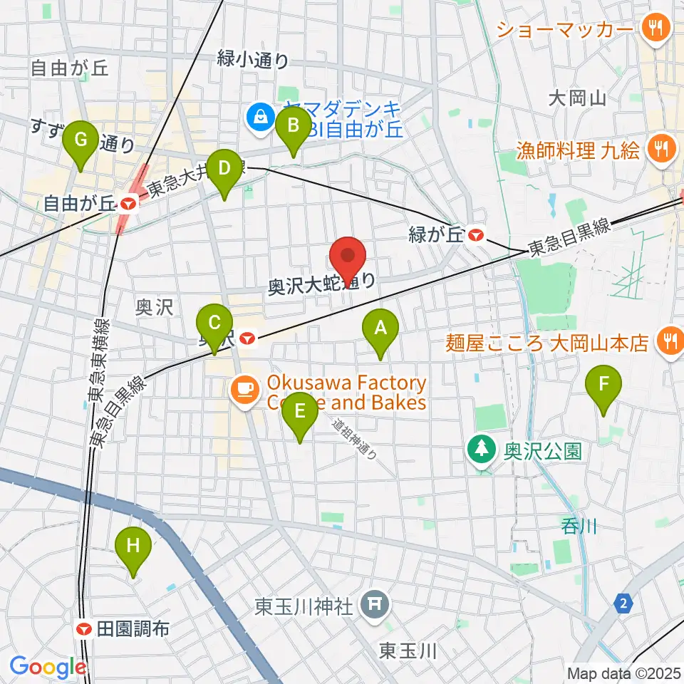 パストラルサウンド周辺のホテル一覧地図