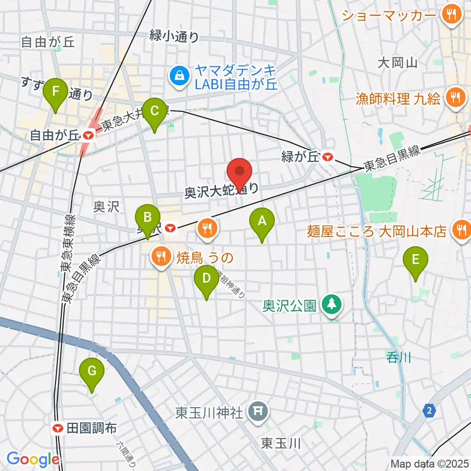 パストラルサウンド周辺のホテル一覧地図