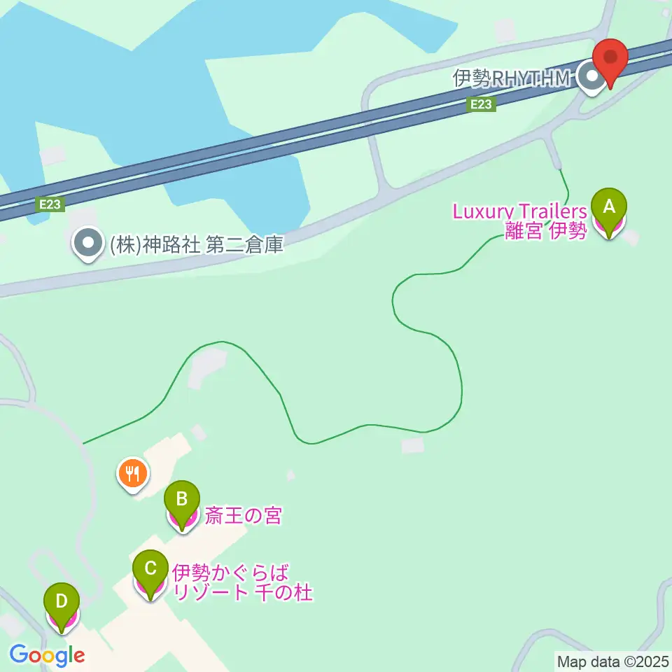 伊勢リズム周辺のホテル一覧地図