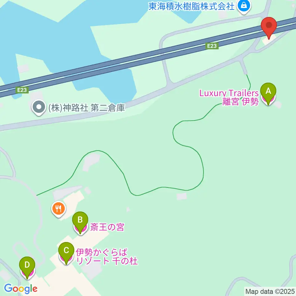 伊勢リズム周辺のホテル一覧地図