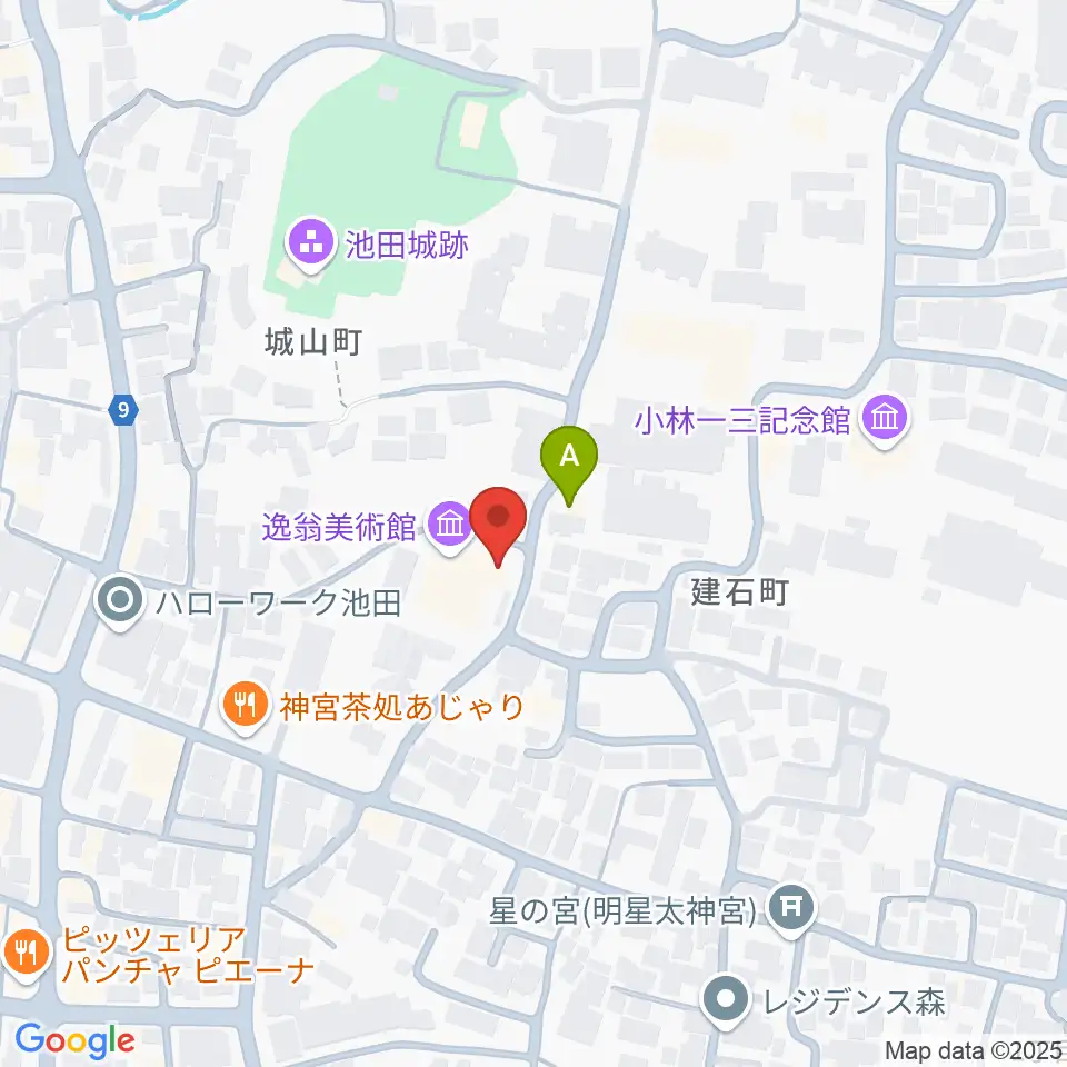 逸翁美術館マグノリアホール周辺のホテル一覧地図