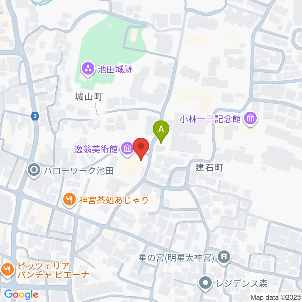 逸翁美術館マグノリアホール周辺のホテル一覧地図