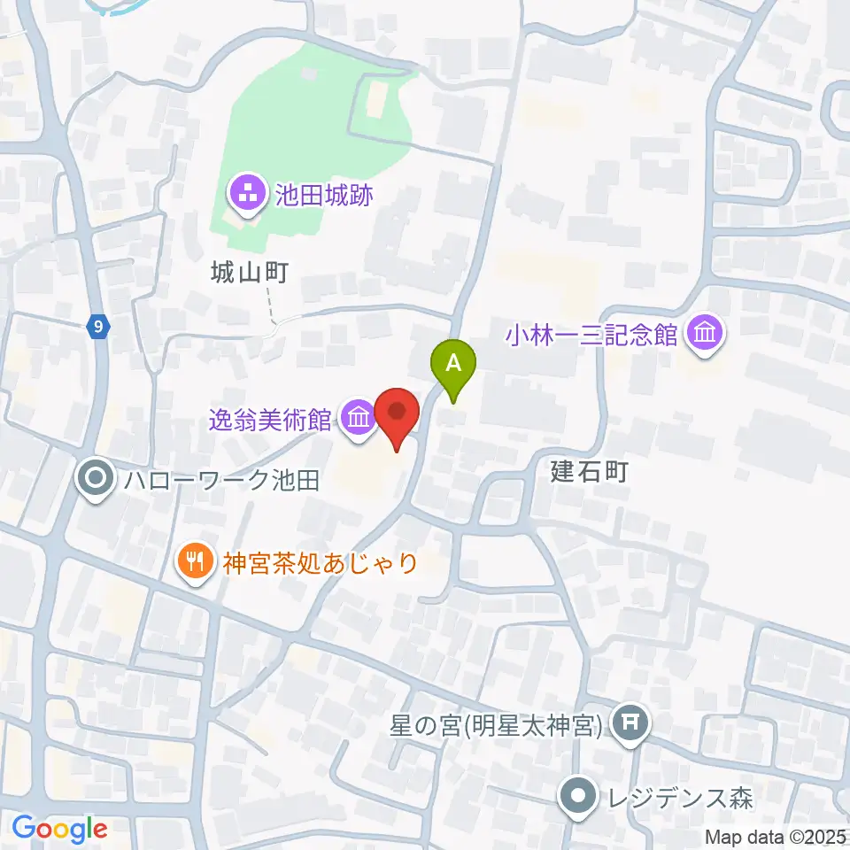 逸翁美術館マグノリアホール周辺のホテル一覧地図