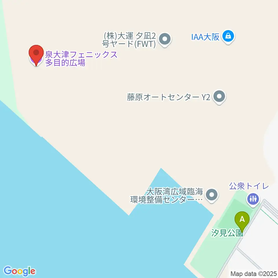 泉大津フェニックス周辺のホテル一覧地図