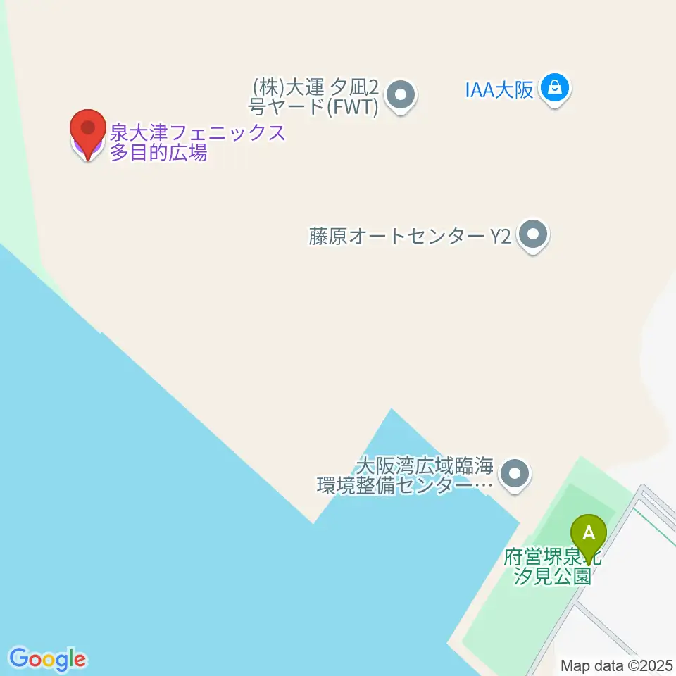 泉大津フェニックス周辺のホテル一覧地図