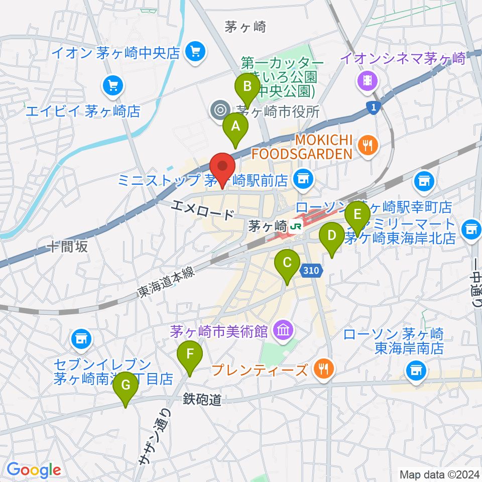 BOTCHY BOTCHY周辺のホテル一覧地図