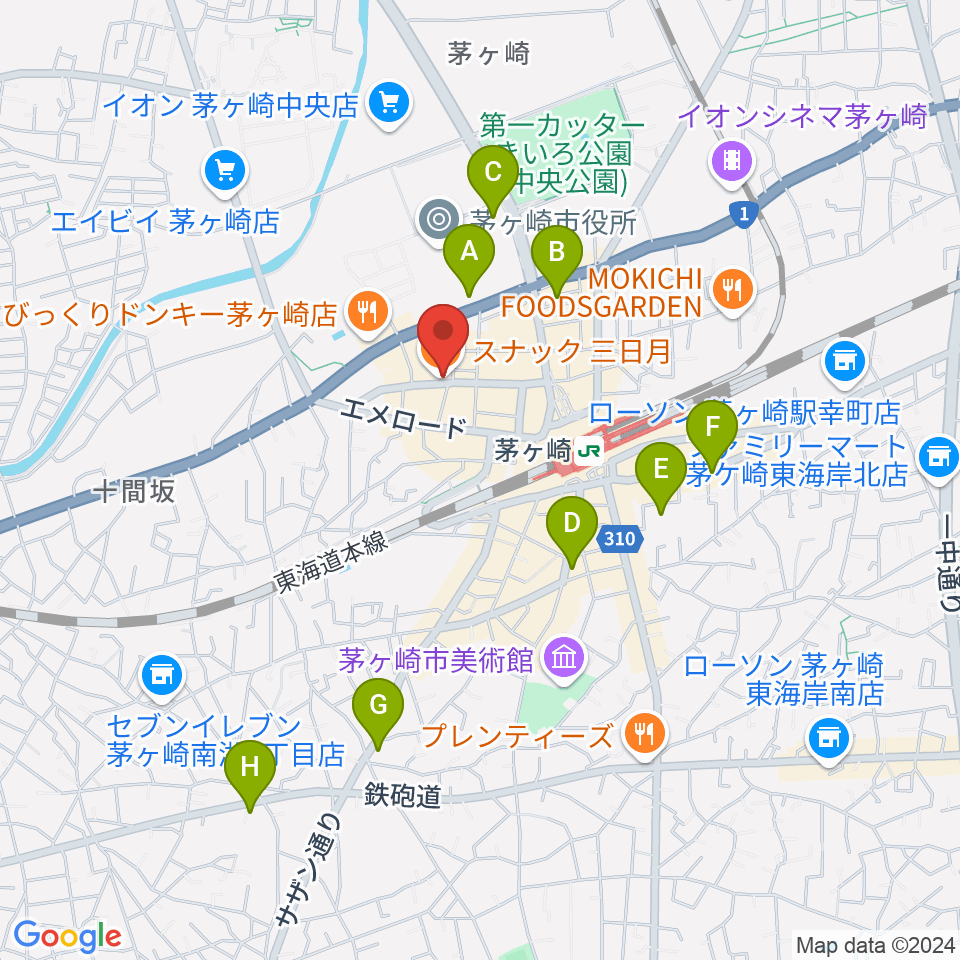 BOTCHY BOTCHY周辺のホテル一覧地図