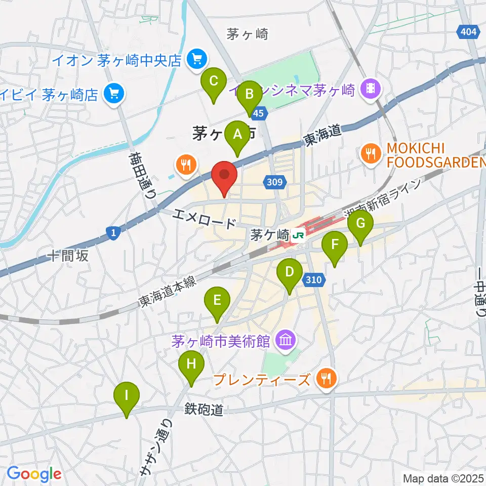 BOTCHY BOTCHY周辺のホテル一覧地図
