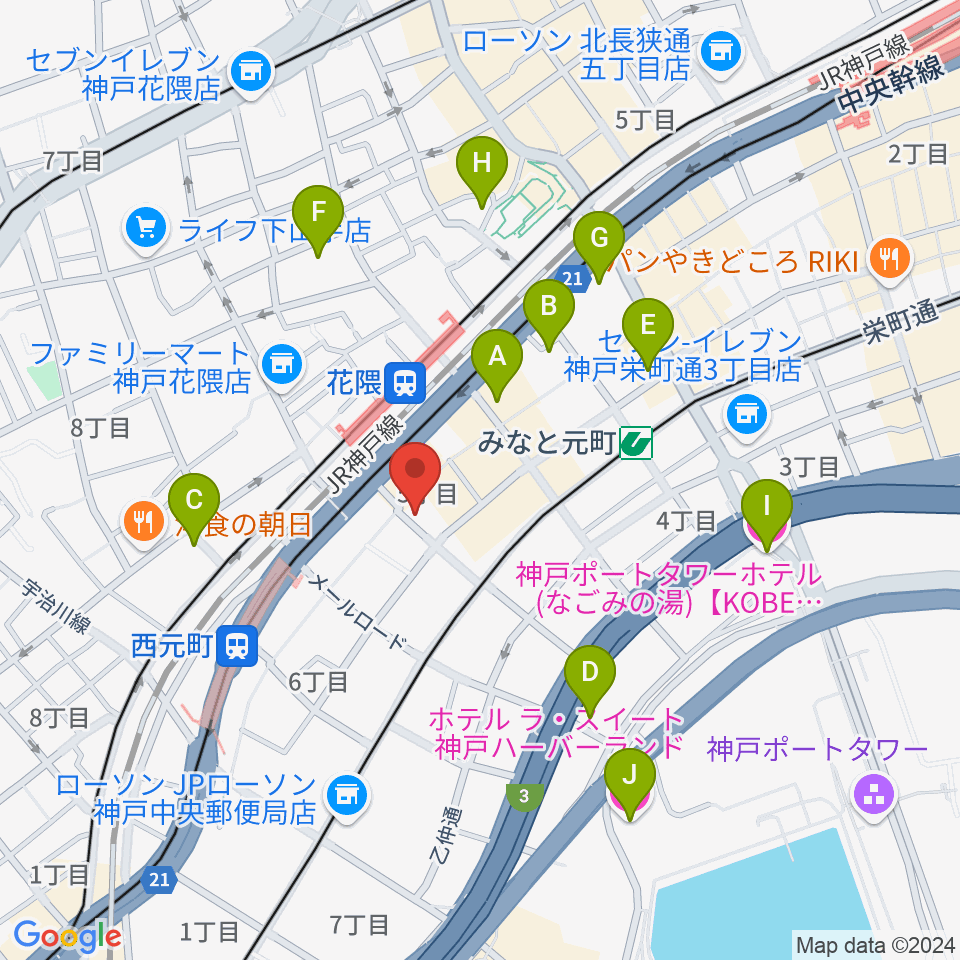 クラシックサロン・アマデウス周辺のホテル一覧地図