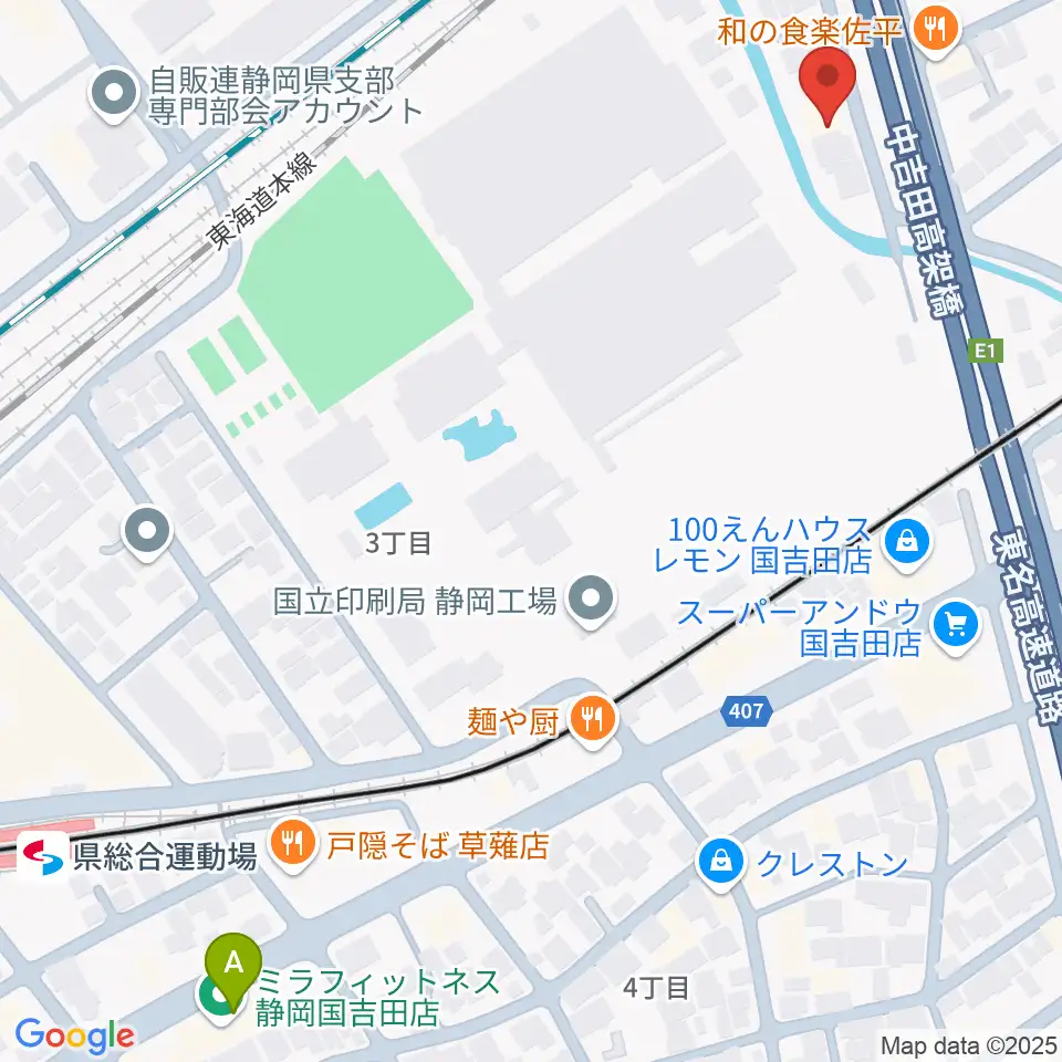 エムジーズ周辺のホテル一覧地図
