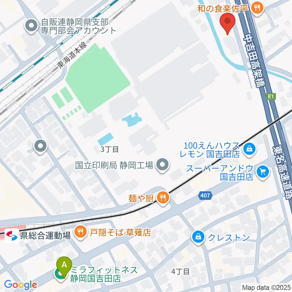 エムジーズ周辺のホテル一覧地図