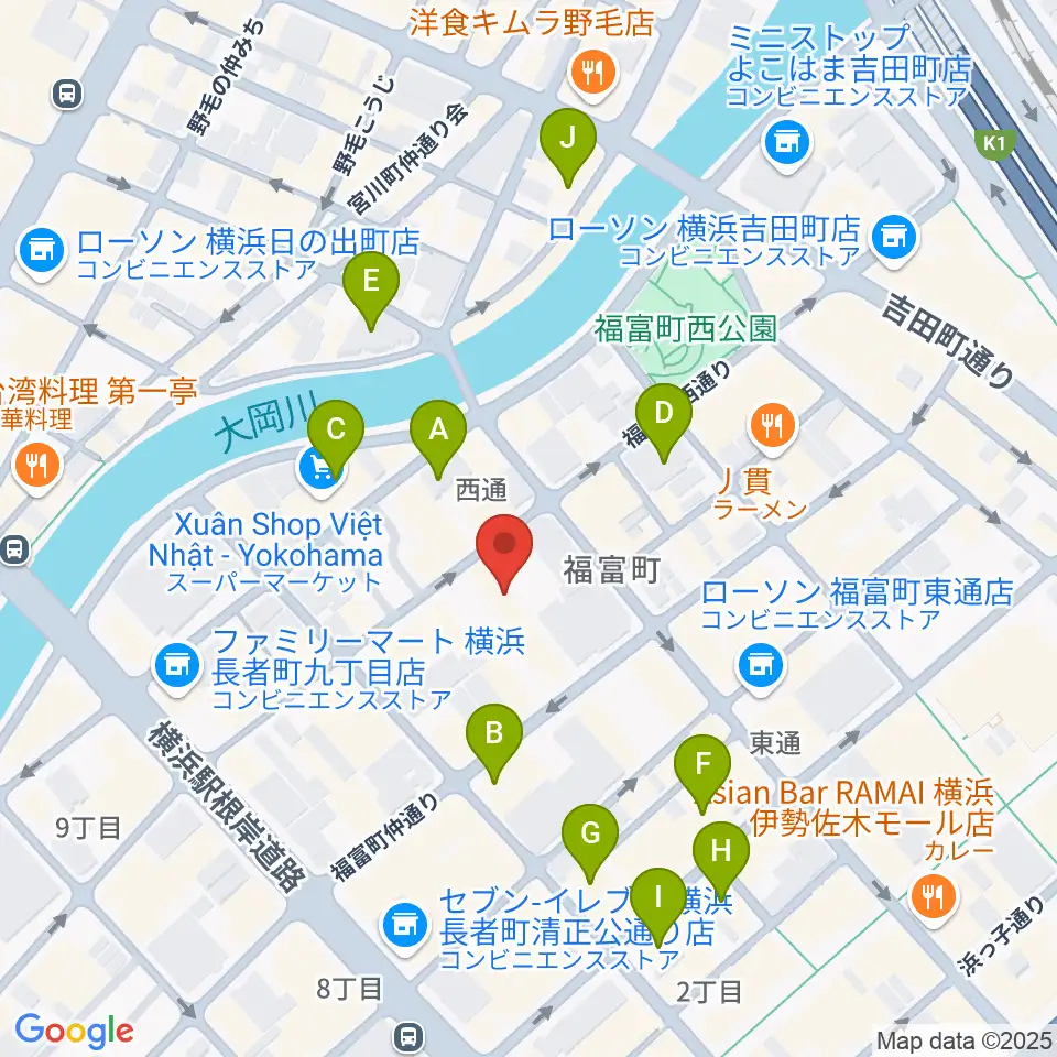 Jazz Club FAROUT周辺のホテル一覧地図