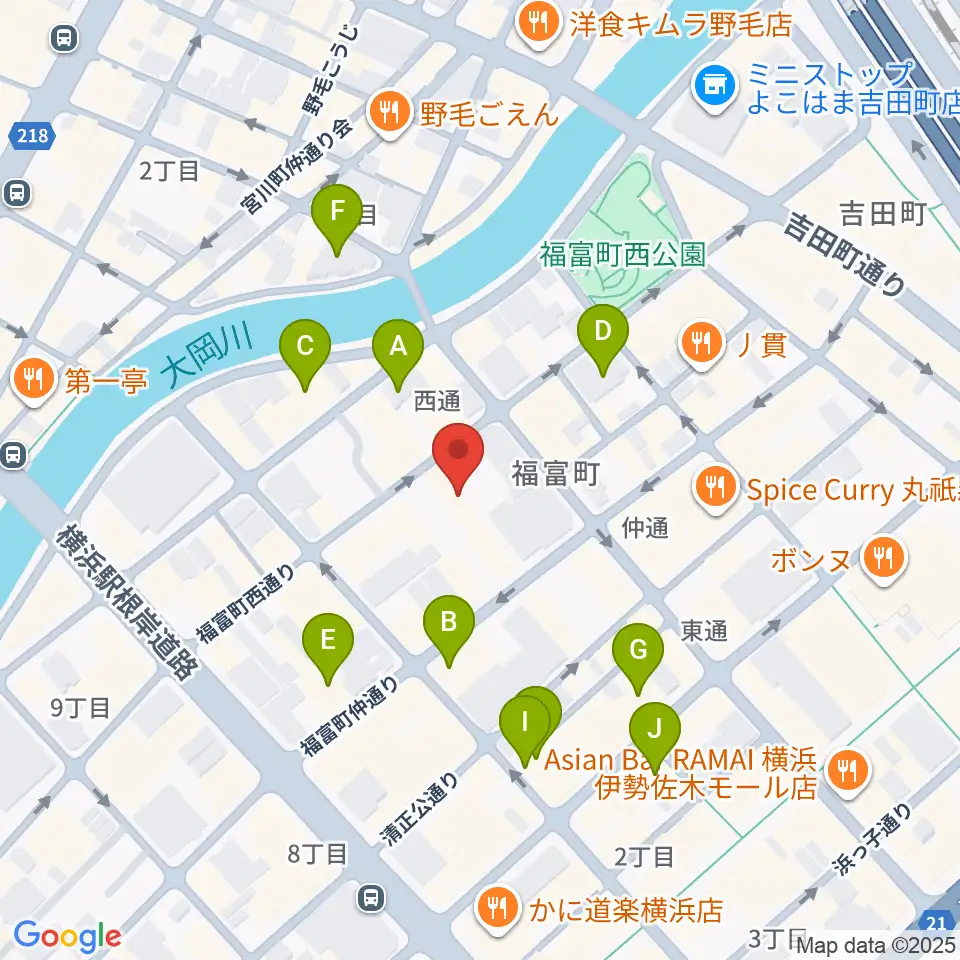 Jazz Club FAROUT周辺のホテル一覧地図