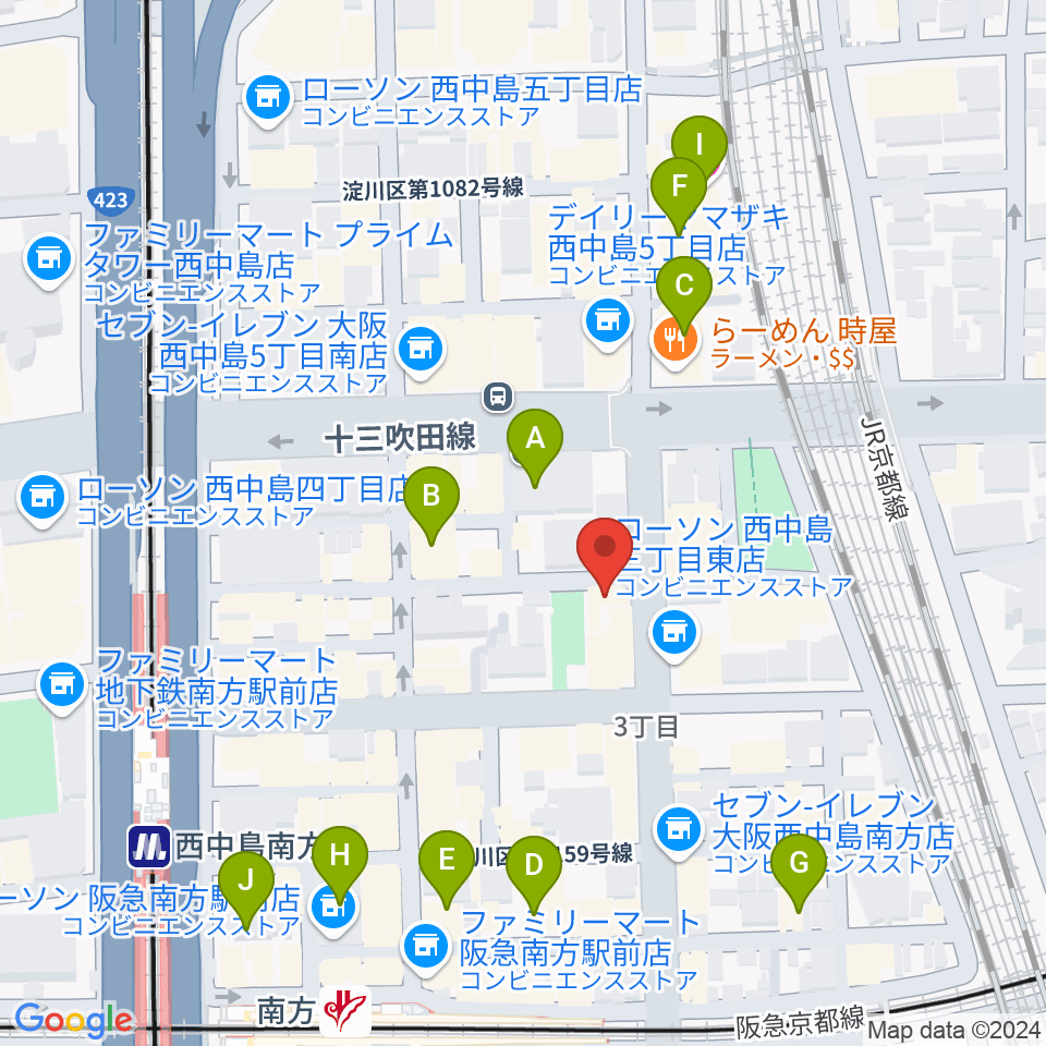 Live Bar D3周辺のホテル一覧地図