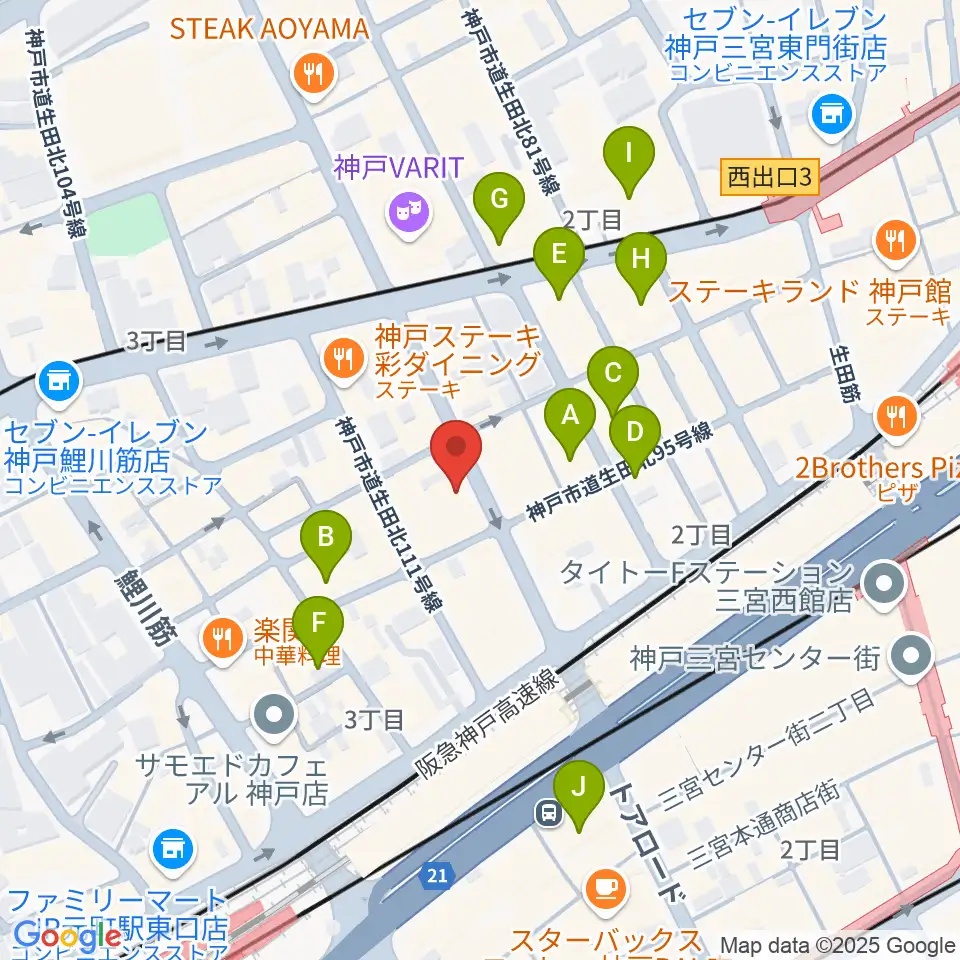 MOKUBA'S TAVERN 木馬周辺のホテル一覧地図