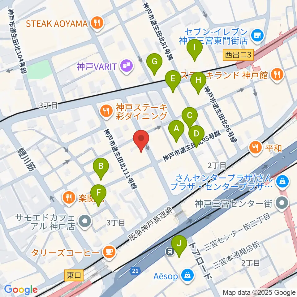 MOKUBA'S TAVERN 木馬周辺のホテル一覧地図