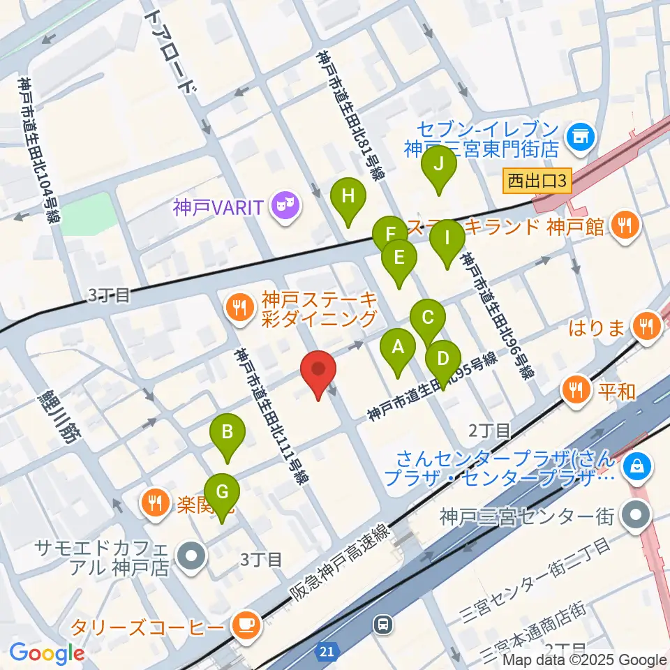 MOKUBA'S TAVERN 木馬周辺のホテル一覧地図