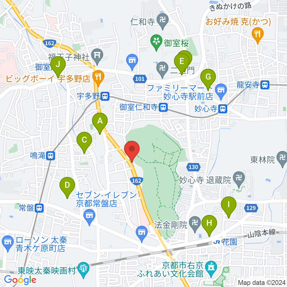 京都SOEN周辺のホテル一覧地図