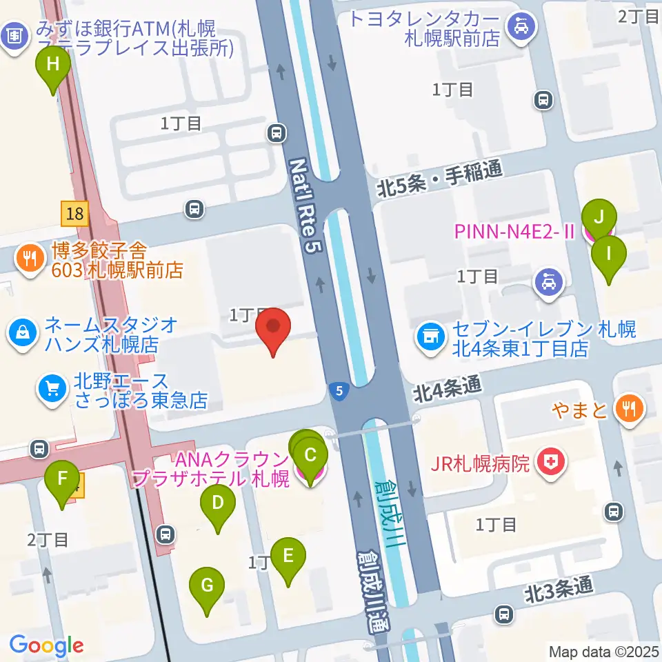 共済ホール周辺のホテル一覧地図