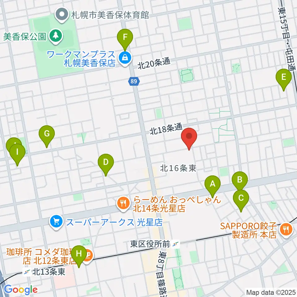 札幌大谷大学 大谷記念ホール周辺のホテル一覧地図