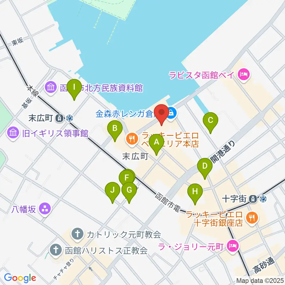 金森ホール周辺のホテル一覧地図