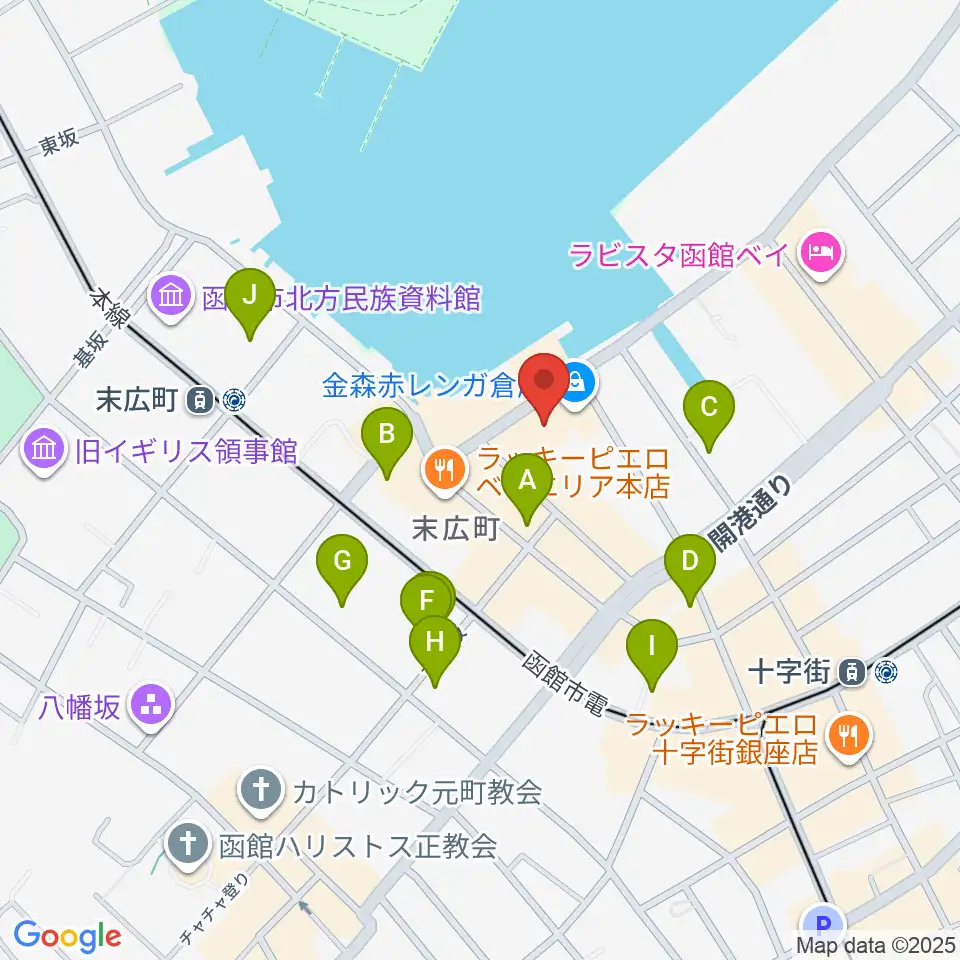 金森ホール周辺のホテル一覧地図