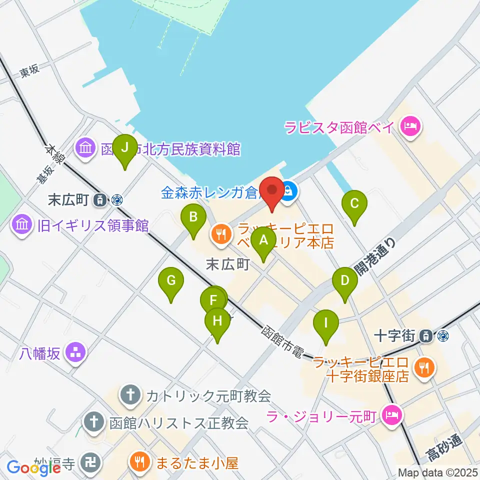 金森ホール周辺のホテル一覧地図