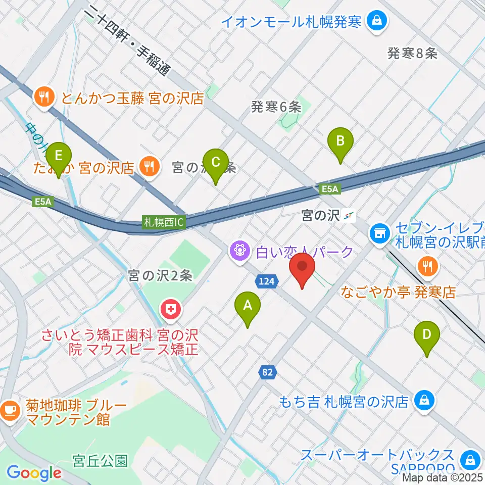 札幌市生涯学習センター ちえりあ周辺のホテル一覧地図