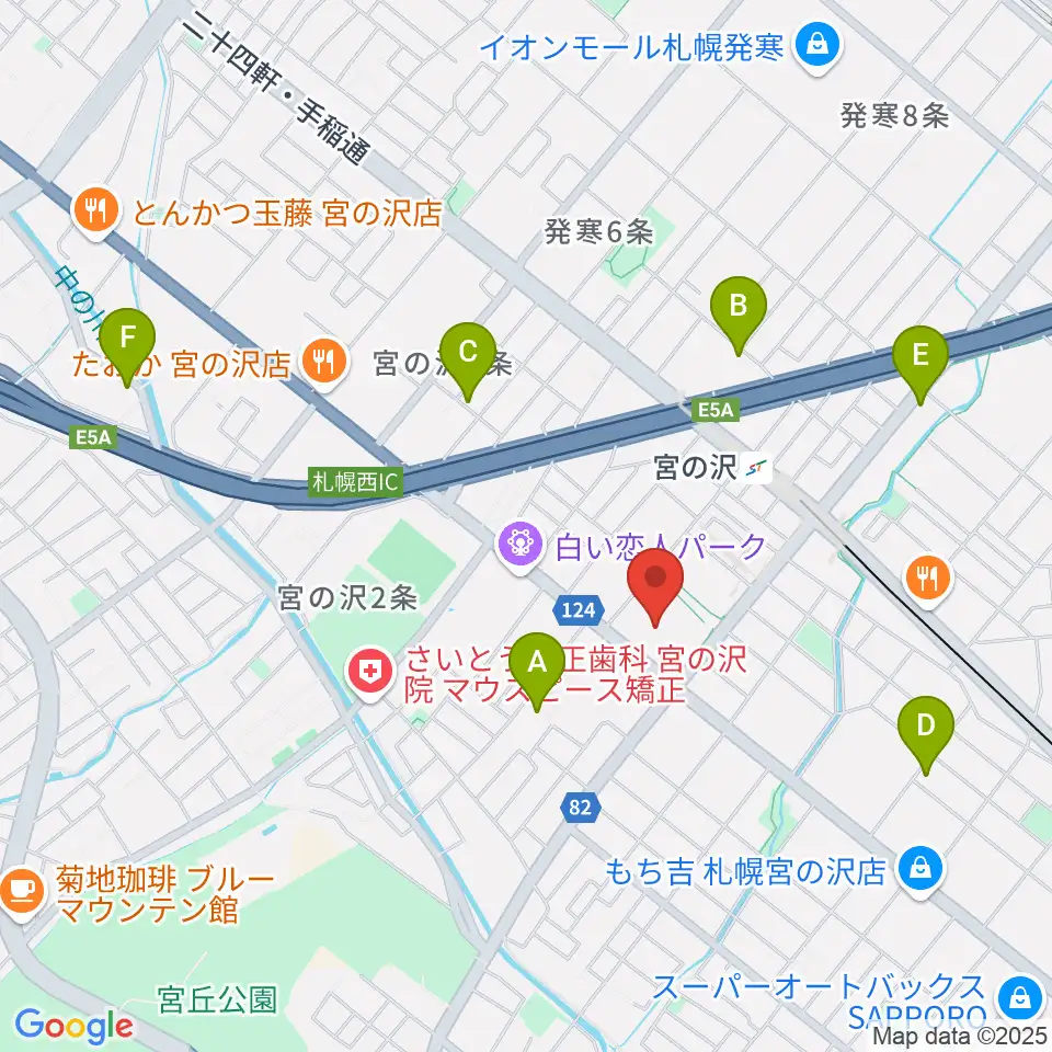 札幌市生涯学習センター ちえりあ周辺のホテル一覧地図